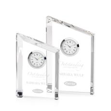 Woodson Clock - Crystal Trophies