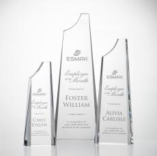Webber Clear Towers Crystal Trophy - Crystal Trophies