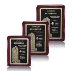Cardenas Gaston - Rosewood Finish - Wall Plaque Awards