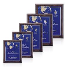 Puckett Stark - Cherry/Blue - Wall Plaque Awards