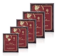 Puckett Stark - Cherry/Red - Wall Plaque Awards