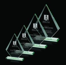 Lujan Jade Glass Trophy - Glass Trophies