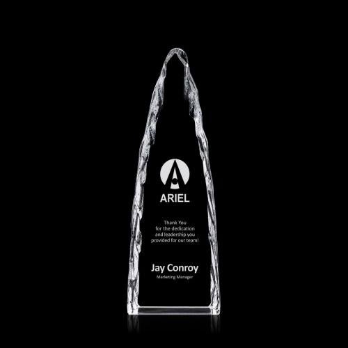 Awards and Plaques - Crystal Trophies - Booker Iceberg Towers Crystal Trophy