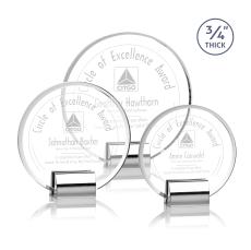 Gaston Circle Crystal Trophy - Crystal Trophies