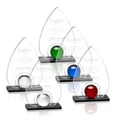 Larsen Starfire Flame Crystal Trophy - Crystal Trophies