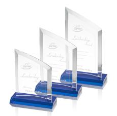 Herndon Blue Peaks Crystal Trophy - Crystal Trophies