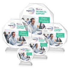 Dillard Full Color Polygon Acrylic Trophy - Acrylic Trophies