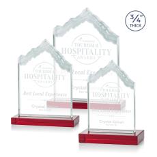 McGinnis Red Peaks Crystal Trophy - Crystal Trophies