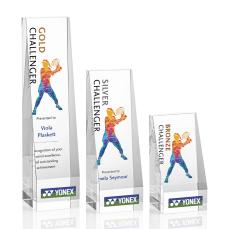 Brien Full Color Towers Crystal Trophy - Crystal Trophies