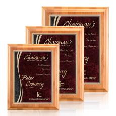 Enriquez Bamboo - Red - Wall Plaque Awards