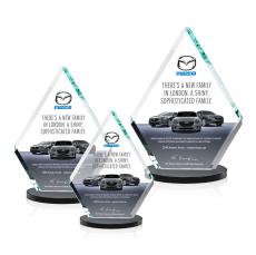 Curry Full Color Black Crystal Trophy - Crystal Trophies