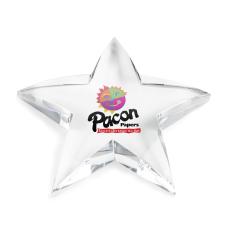 Hagan Star Full Color Paperweight - Crystal Trophies