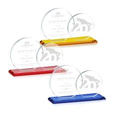 Dillon Drummond Circle Trophy - Crystal Trophies