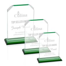 Calvert Green Peaks Crystal Trophy - Crystal Trophies