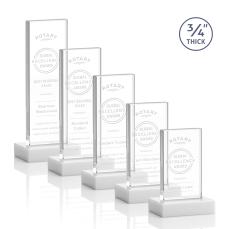 Barlow Fagan Rectangle Crystal Trophy - Crystal Trophies