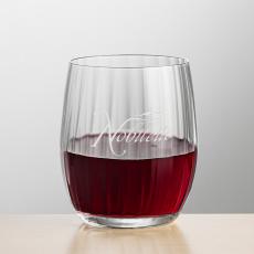 Morales Stemless Wine - Deep Etch - Wine Glasses