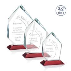 Boone Ice Peak Red Peaks Crystal Trophy - Crystal Trophies