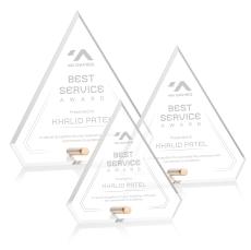 Jewell Diamond Gold Acrylic Trophy - Acrylic Trophies