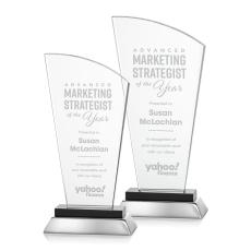 Pollard Black Peaks Crystal Trophy - Crystal Trophies