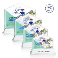 Realtor Full Color on Helton Starfire Peaks Crystal Trophy - Crystal Trophies