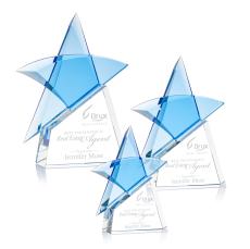 Harvey Star Clear Crystal Trophy - Trophies