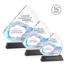 Yanez Full Color on Helton Black Peaks Crystal Trophy - Crystal Trophies