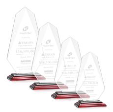 Byers Rosewood Unique Crystal Trophy - Crystal Trophies