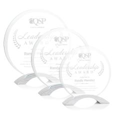 Hutchinson Circle Crystal Trophy - Crystal Trophies