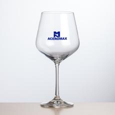 Norris Burgundy Wine - Imprinted - Wine Glasses