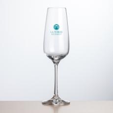 Burrell Flute - Imprinted - Champagne Glasses