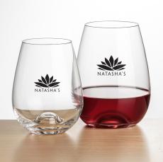 Walter Stemless Wine - Imprinted - Wine Glasses