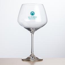 Burrell Burgundy Wine - Imprinted - Wine Glasses
