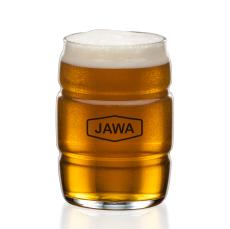Barrel Beer Glass - Imprinted - Beer Glasses
