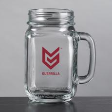 Roswell Drinking Jar - Imprinted - Beer Glasses