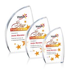 Humphrey Full Color Clear Unique Acrylic Trophy - Acrylic Trophies