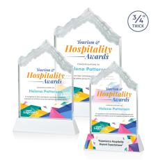 McGinnis Full Color on Helton Fagan Peaks Crystal Trophy - Custom Trophies