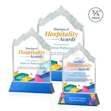 McGinnis Full Color on Helton Blue Peaks Crystal Trophy - Custom Trophies