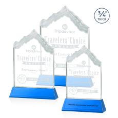 McGinnis on Helton Sky Blue Peaks Crystal Trophy - Crystal Trophies