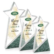 Hanley Full Color Crystal Trophy - Crystal Star Trophies