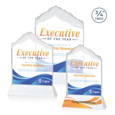 Lowery Full Color on Helton Fagan Peaks Crystal Trophy - Custom Trophies