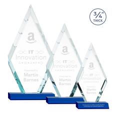 Richmond Blue Crystal Trophy - Crystal Trophies