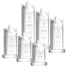 Weber Star on Charles Base - Clear - Star Trophies