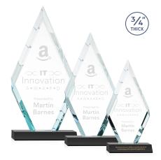 Richmond Black Crystal Trophy - Crystal Trophies