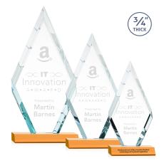 Richmond Amber Crystal Trophy - Crystal Trophies