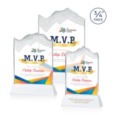 Castellanos Full Color on Helton Fagan Peaks Crystal Trophy - Custom Trophies