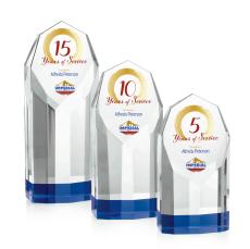 Dumas Full Color Polygon Crystal Trophy - Custom Trophies