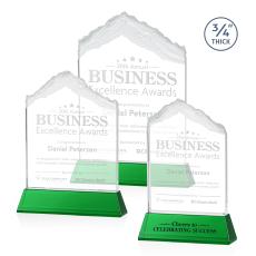 Lowery on Helton Green Peaks Crystal Trophy - Crystal Trophies
