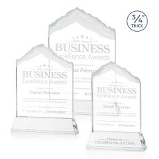 Lowery on Helton Starfire Peaks Crystal Trophy - Crystal Trophies