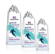 Himalayas Full Color Towers Crystal Trophy - Custom Trophies