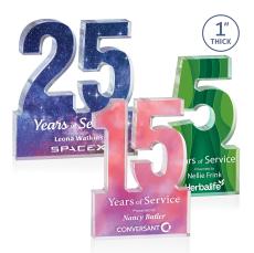 Astoria  Double-Sided Full Color Acrylic Trophy - Acrylic Trophies